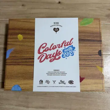 2025 SEASON'S GREETING IVE Colorful Days