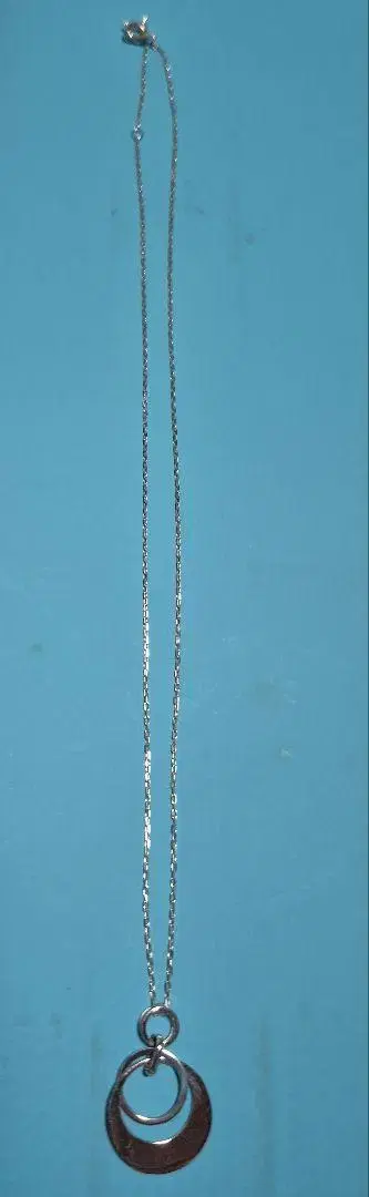 K10WG 색상 이중 반지 목걸이