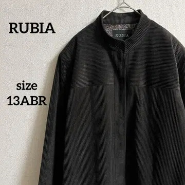 빈티지 RUBIA 코듀로이 스탠드 카라 자켓 모드