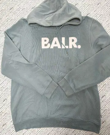 BALR 풀오버 후드티 스탠다드 디자인 블루 XL