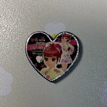 프리즘 스톤 유카타 코사지 헤어