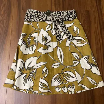 ETRO 에트로 플라워 프린트 플레어 스커트 44 사이즈