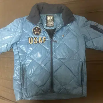 AVIREX USAF 스카이블루 다운 자켓 M