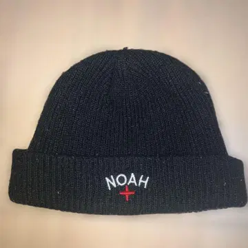 NOAH 블랙 니트 모자