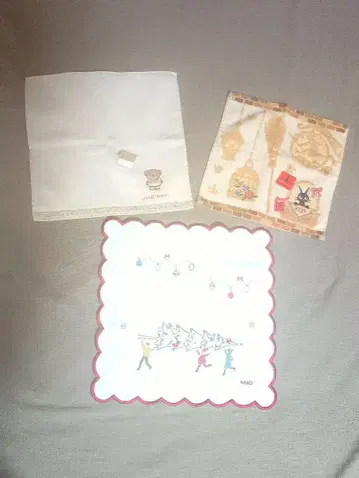 WAKO & JILLSTUART & 지지 손수건 3종 세트