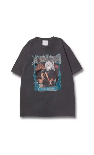vaultroom VR x TORORO TEE / CHARCOAL L
