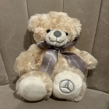 Mercedes-Benz 봉제 인형 베이지 약 20cm