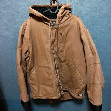 Dickies 브라운 후드 부착 자켓 XL 덕 블루종