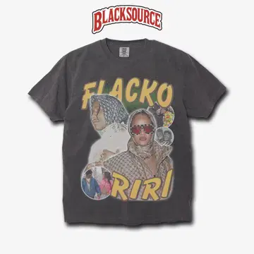 RIHANNA ASAP BOOTLEG RAP TEE 아티스트 티셔츠