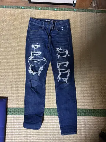 AMERICAN EAGLE 데미지 스키니 청바지
