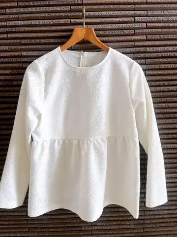 N natural beauty basic 자카드 페플럼 셋업