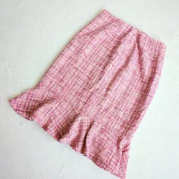 새상품급 에스카다 트위드 스커트 머메이드 경사 고급 결혼식 36