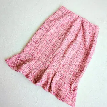 새상품급 에스카다 트위드 스커트 머메이드 경사 고급 결혼식 36