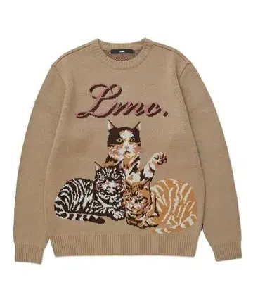 LMC CATS 그래픽 니트 스웨터 S 사이즈