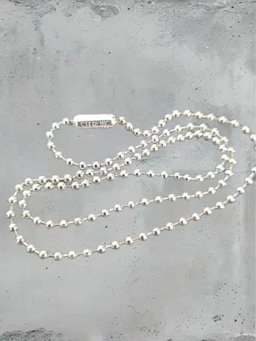 볼 체인 STERLING 미사용 76cm