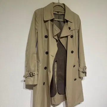 트렌치코트 안감 부착 여성용 비즈니스 코트 취업활동