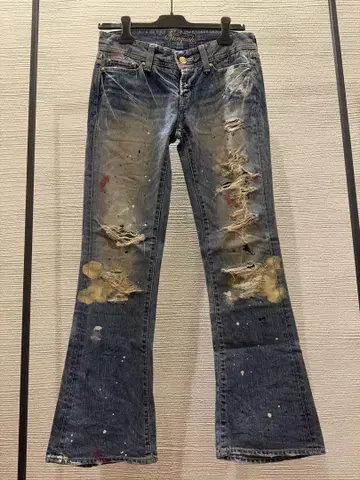 00s japanese label flare denim vanquish