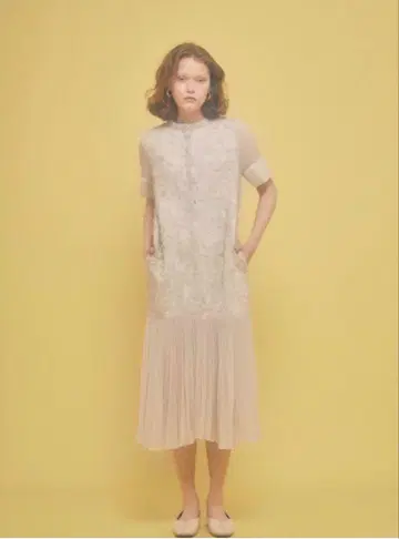 priveve 3D 자카드 원피스 롱 원피스
