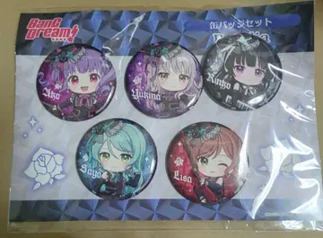 뱅드림 게이머즈 아키하바라 캔뱃지 Roselia 5종 세트