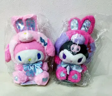 Sanrio 스프링 토끼 마이멜로디 쿠로미 봉제 인형