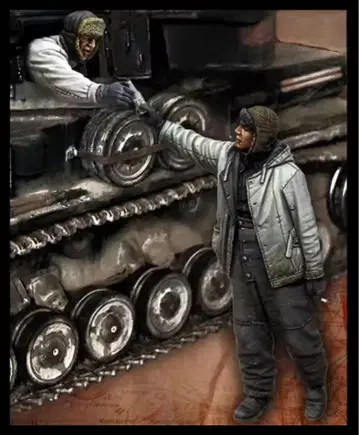 1/35 독일 탱크 병사 2체 세트