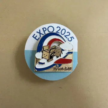 간사이 만박 EXPO 2025 블루 오션돔 핀 배지 2