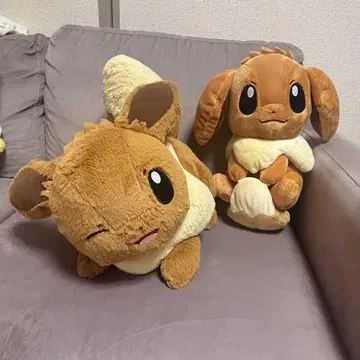[ 2개 세트 ] 이브이 봉제 인형 세트