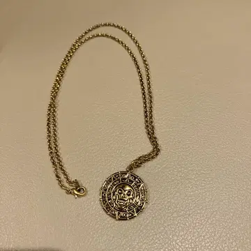 캐리비안의 해적 아즈텍 금화 목걸이 당시 물건 영화 굿즈