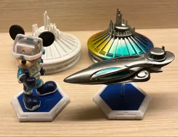 TDL 한정판 스페이스 마운틴 피규어 4개 세트 BOX