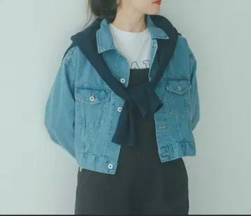 studio clip 숏 기장 G CLIP denim