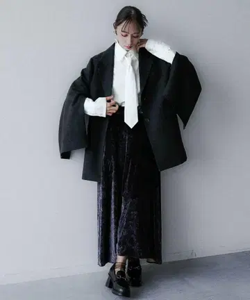 HARE 자카드 2WAY 자켓 오이