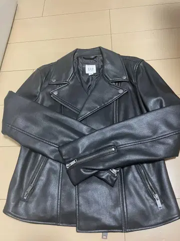 GAP 블랙 라이더 자켓 XS