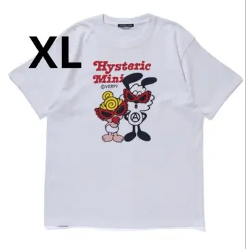 verdy hysteric mini 티셔츠 XL 사이즈 화이트 vick