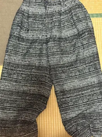 Mall Tweed Jacquard Two-Tuck Wide Pants