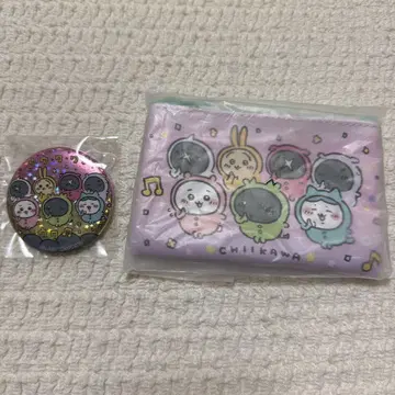 치이카와 파자마 파티즈 캔뱃지 파우치
