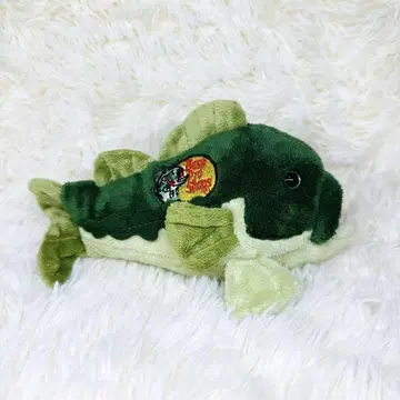 레어 새상품급 Bass Pro Shops 블랙 배스 봉제 인형