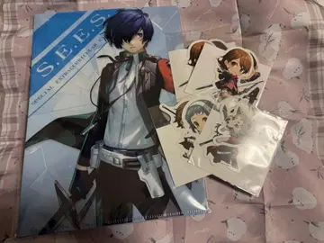 페르소나 3 리로드 구스마 복권 클리어 파일 & 스티커 세트