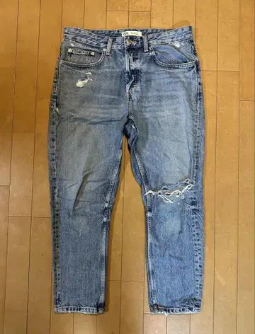 자라 크러쉬 앵클 데님 남성용 32