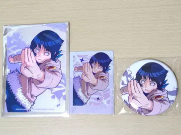 NARUTO 캔뱃지 클리어 카드 폴라로이드 히나타 히나타