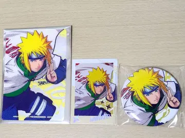 NARUTO 캔뱃지 클리어 카드 폴라로이드 나미카제 미나토