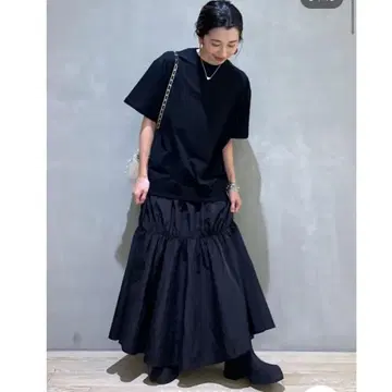 ADAM ET ROPE' 미니 쭈리 T셔츠 도킹 원피스 16,500엔