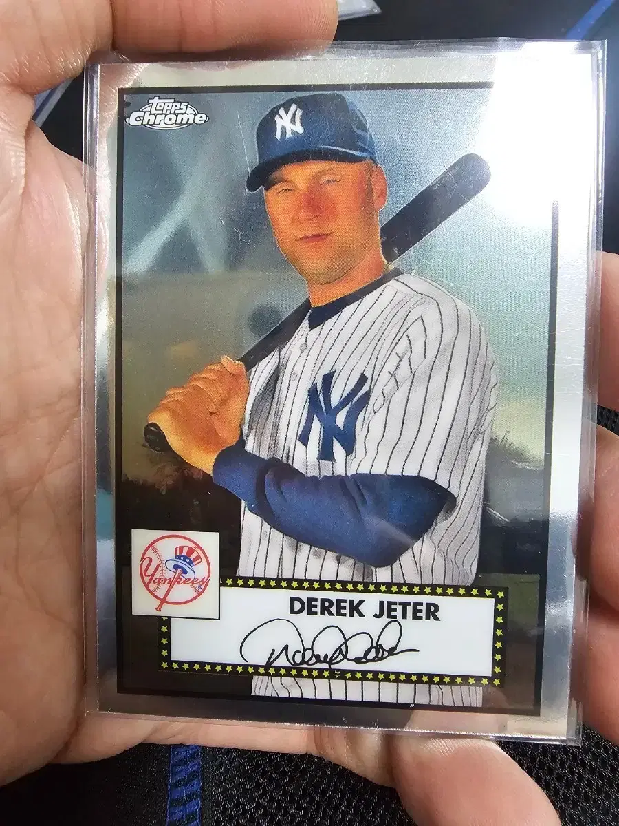 Topps Chrome 데릭 지터 뉴욕 양키즈 야구 카드