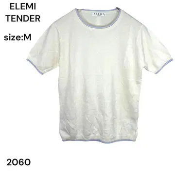 ELEMI TRNDER 반팔 셔츠 M 라메 탑 귀여운