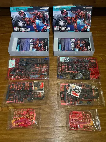 [새상품] 빨간색 건담 HG 1/144 2상자 세트