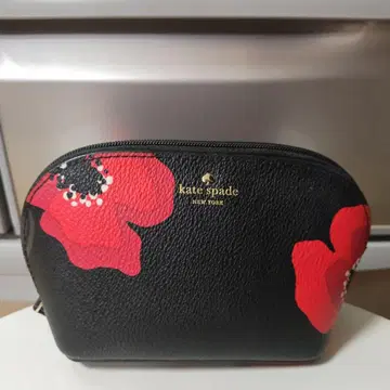 kate spade NEW YORK 꽃무늬 가죽 파우치