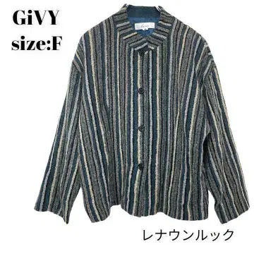 기비 GiVY 셔츠 상의 겉옷 아우터 스트라이프 기비