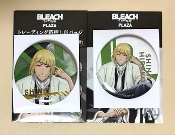 BLEACH 히라코 신지 금박 캔 배지 2개 BLEACH 플라자 로프트