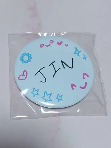 #RUN SEOKJIN JAPAN 캡슐 토이 BTS JIN 캔뱃지