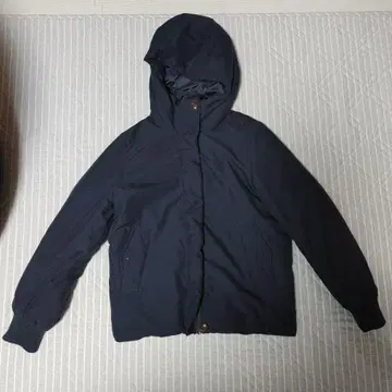 coen 후드 부착 네이비 다운 자켓 L