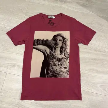 HYSTERIC GLAMOUR 버건디 T셔츠 S